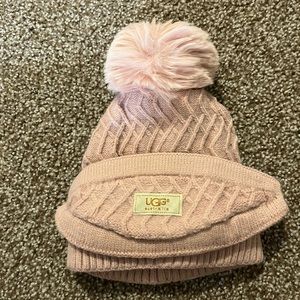 Ugg hat and  removable facemask